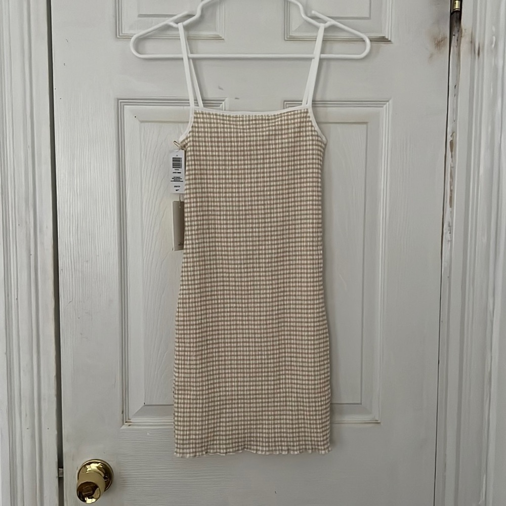 Aritzia jazz gingham dress